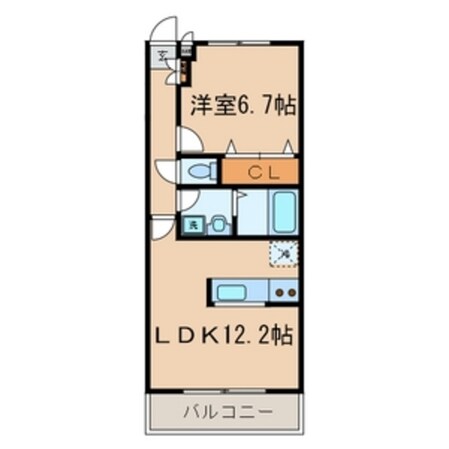 パーシモン芝久保の物件間取画像